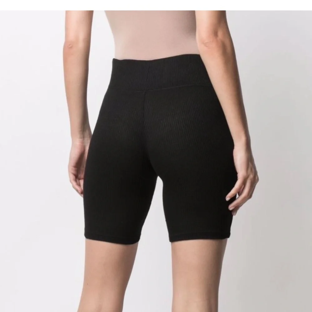 Rag & Bone Rib Knit Ribbed Bike Shorts - Size Small - Black - Perfect Condition! - Picture 7 of 8